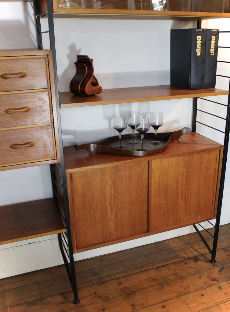 Ladderax Mid Century Shelving System By Staples