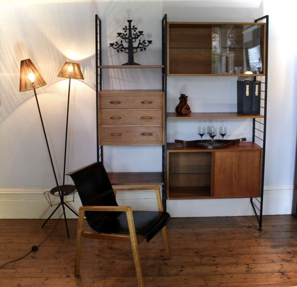 Ladderax Mid Century Shelving System By Staples