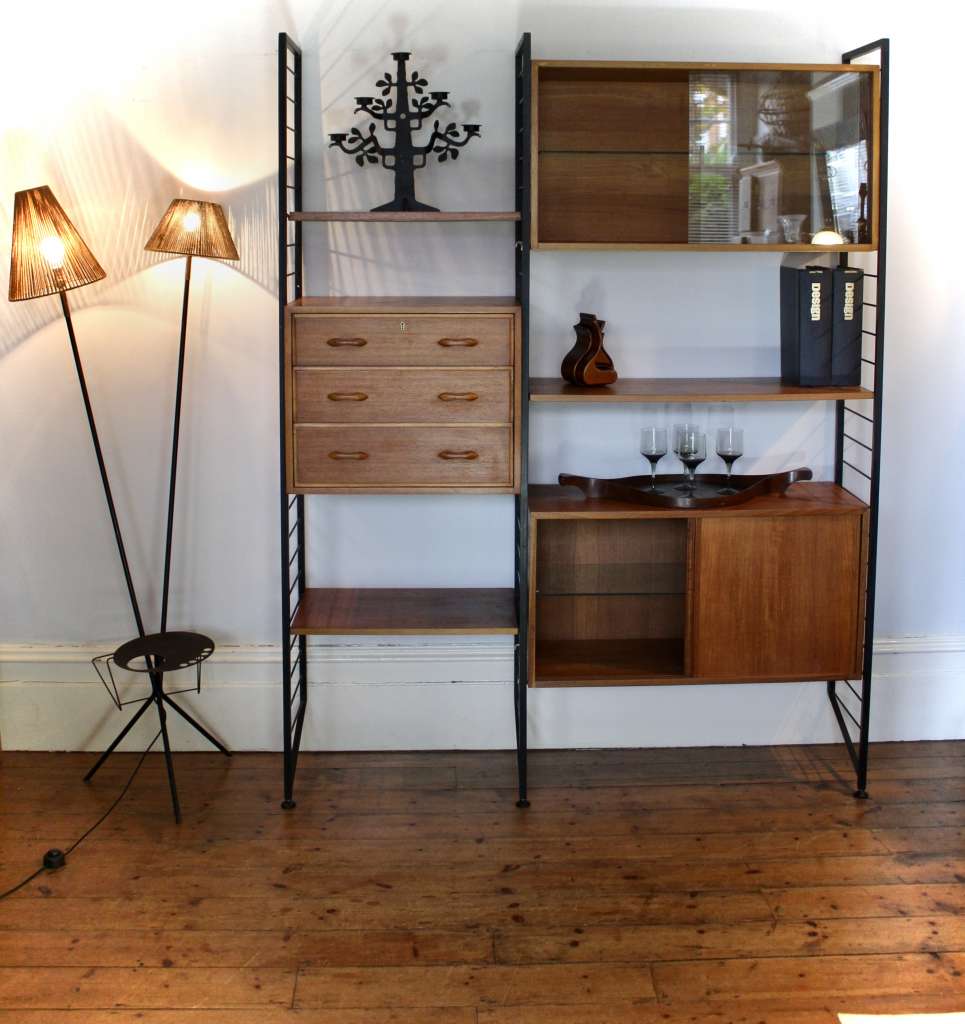 Ladderax Mid Century Shelving System By Staples