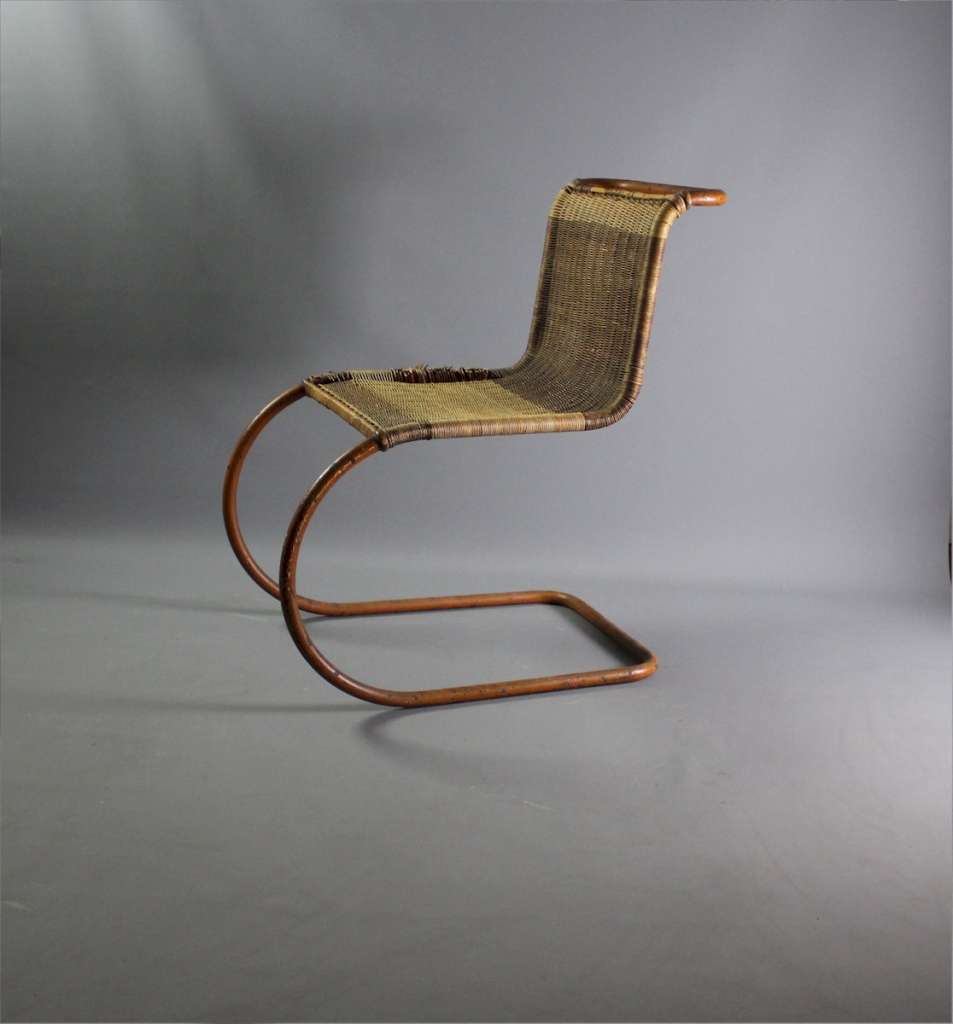 Early rare Mies Van Der Rohe MR10 chair