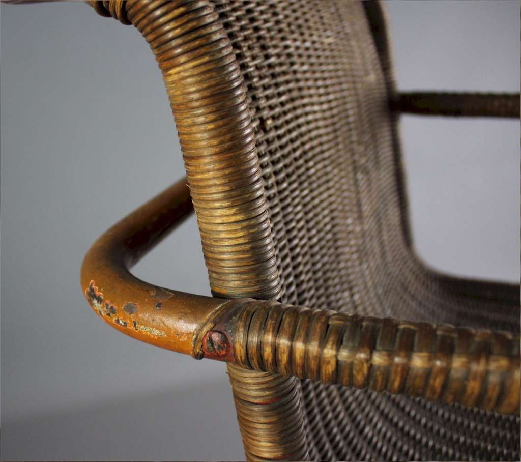 Rare Weissenhof armchair MR20 designed by Ludwig Mies Van Der Rohe