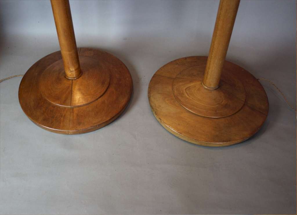 Wonderful pair of Modernist floor lamps