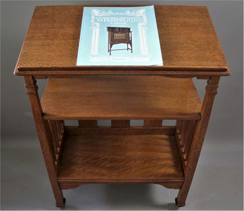 Shapland and Petter oak reading table