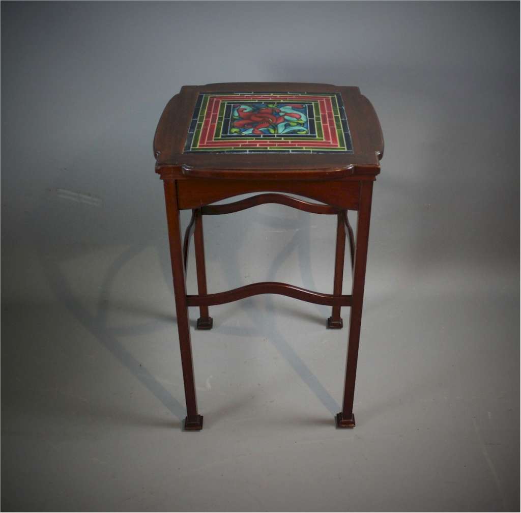 Shapland and Petter tiled side table
