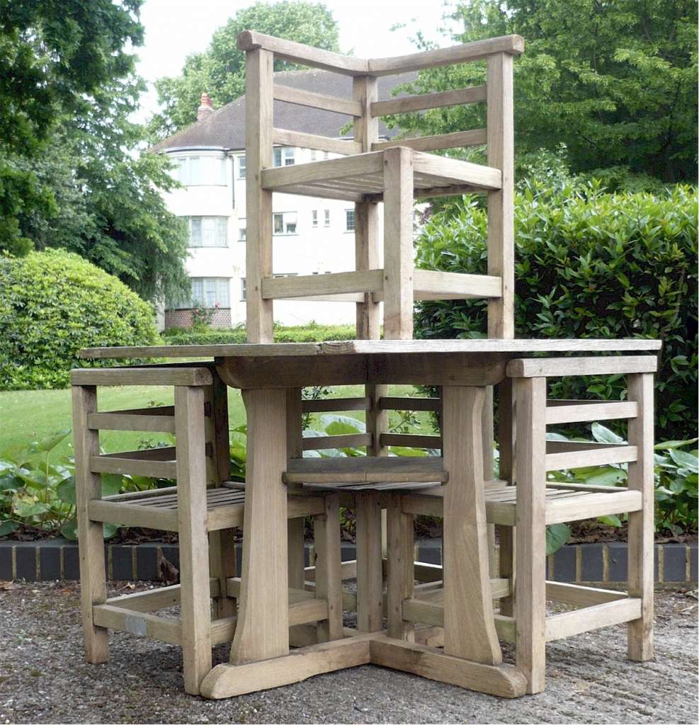 Heals design teak garden table & chairs | Garden | Art Furniture