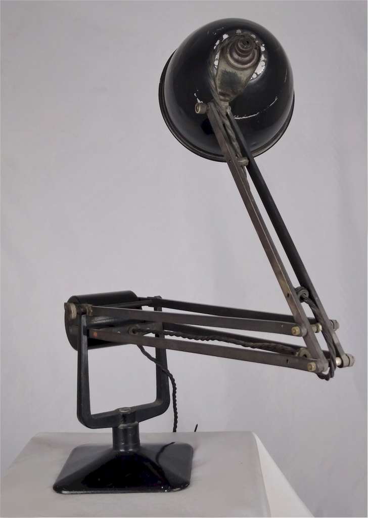 Hadrill and Horstmann anglepoise lamp in black