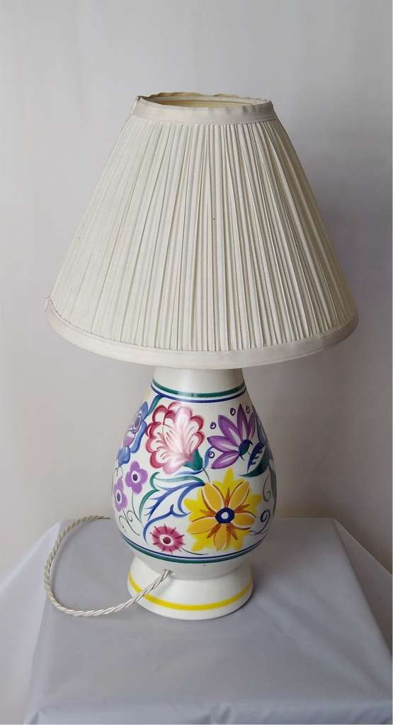 Poole pottery table lamps