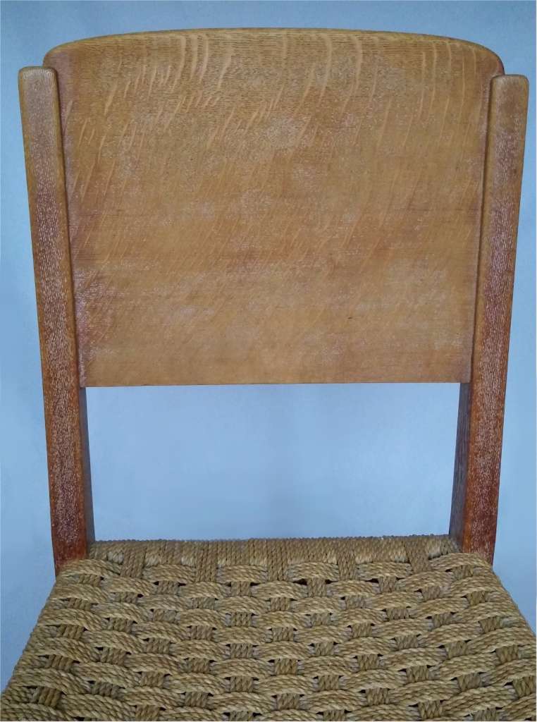 Limed oak bedroom chair