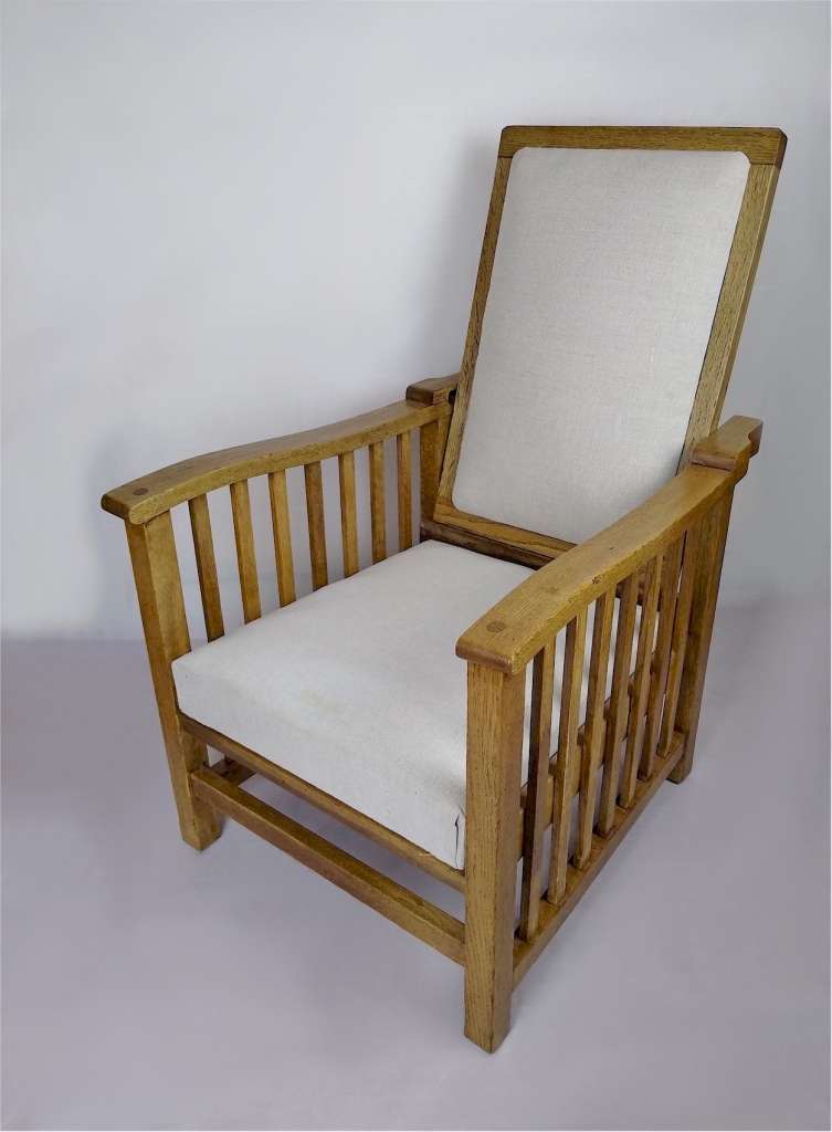 Cotswold School Adjustable Armchair In Pale Oak