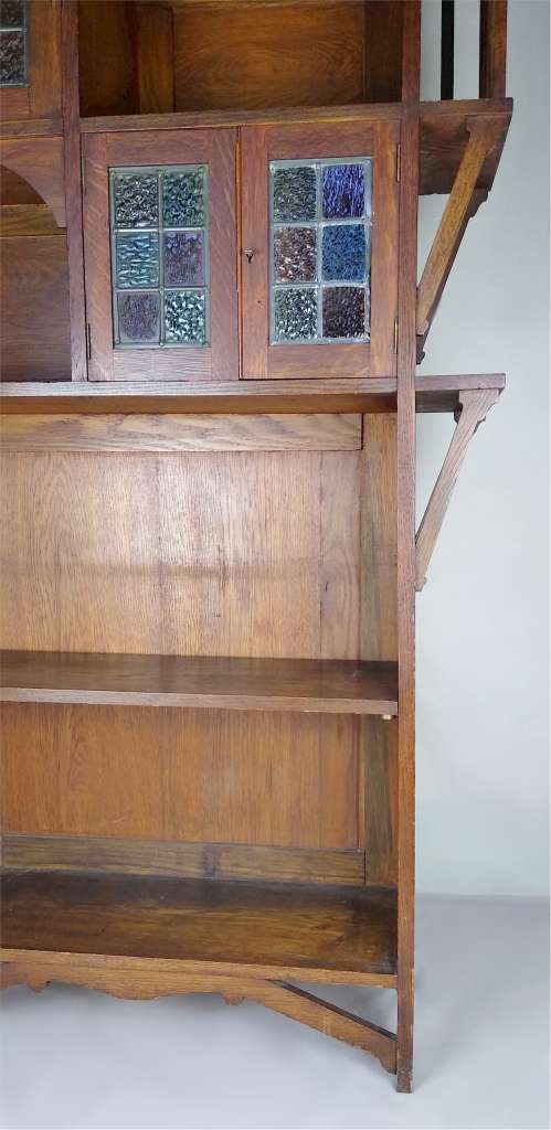 Arts and crafts bookcase small and compact