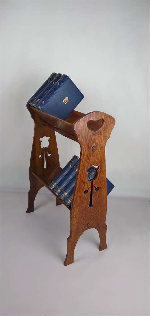 Arts and crafts bookstand for Liberty & Co