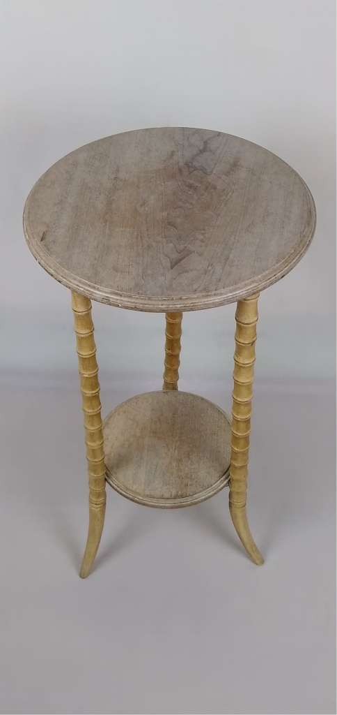 Country House style side table in bleached walnut