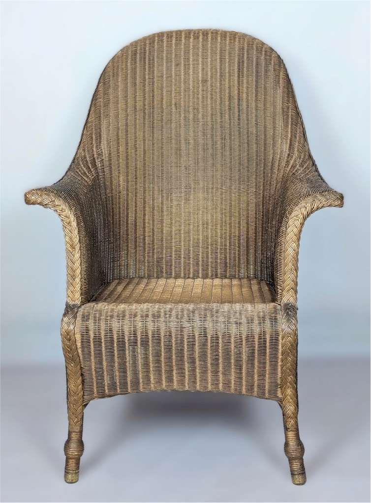 Large 1930's Lloyd Loom armchair