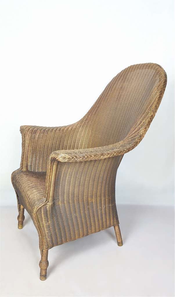 Large 1930's Lloyd Loom armchair