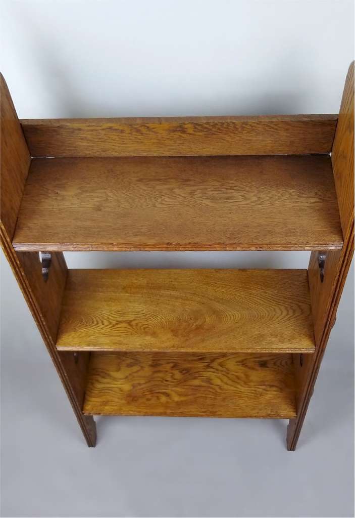 3 shelf arts and crafts bookcase by Liberty & Co