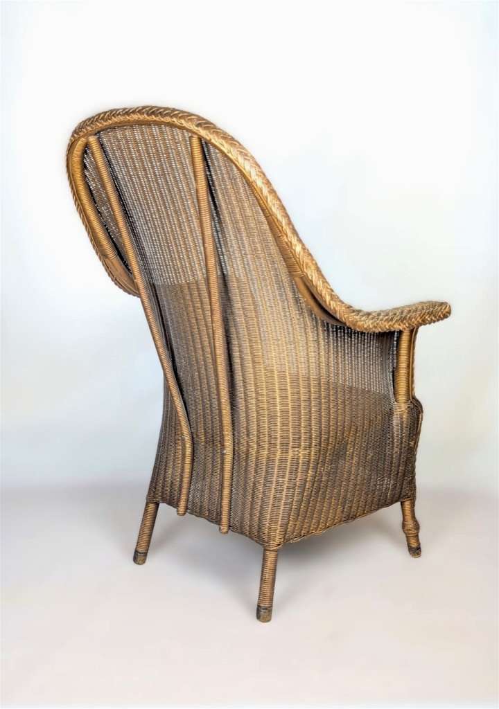 Large 1930's Lloyd Loom armchair