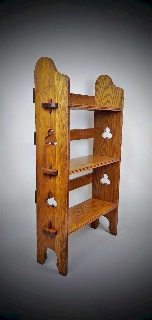 3 shelf arts and crafts bookcase by Liberty & Co