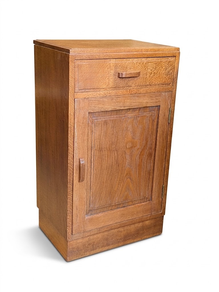 Cotswold School bedside cabinet in oak