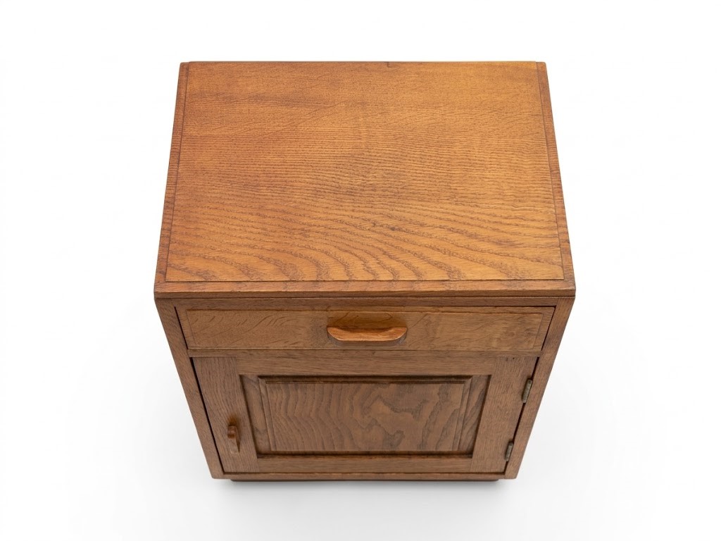 Cotswold School bedside cabinet in oak