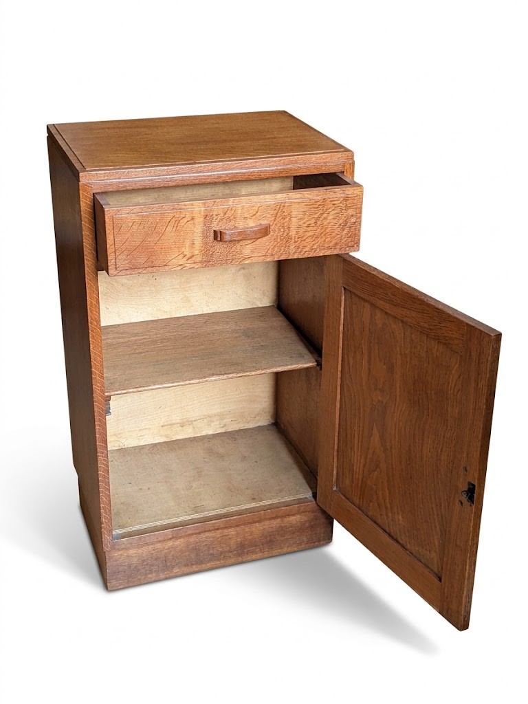 Cotswold School bedside cabinet in oak