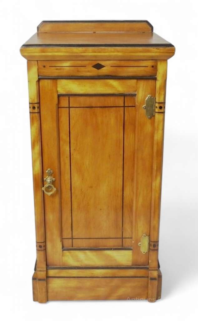 Gothic Revival bedside in silky ash