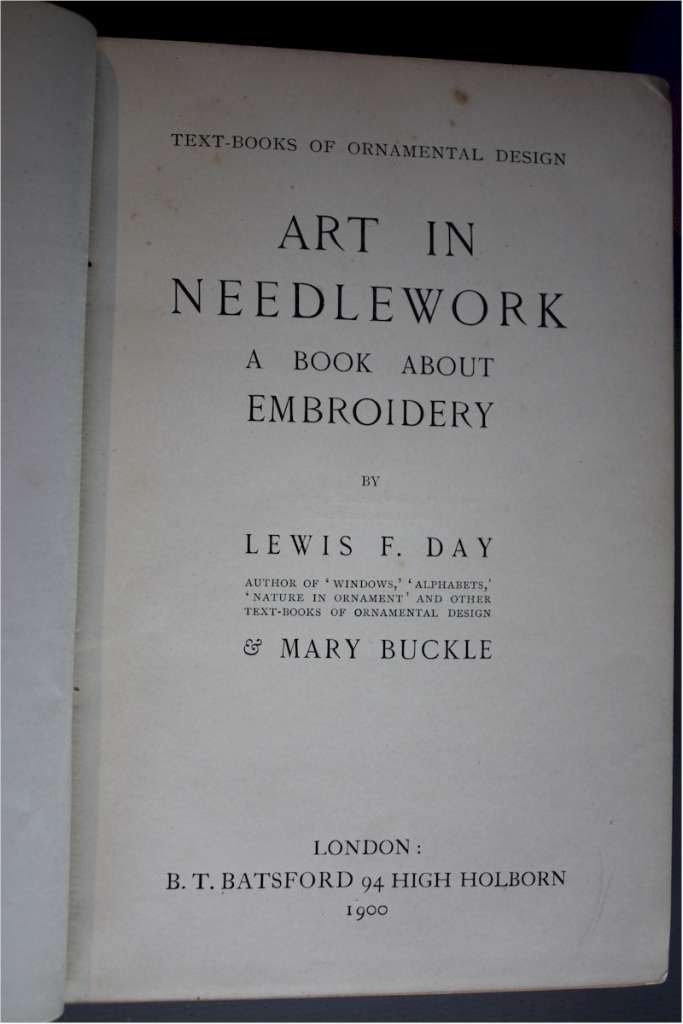 Art in Needlework by Lewis F Day c1900