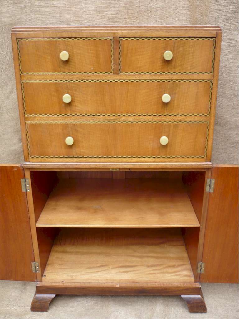 1930's tallboy probably Bath Cabinet Makers