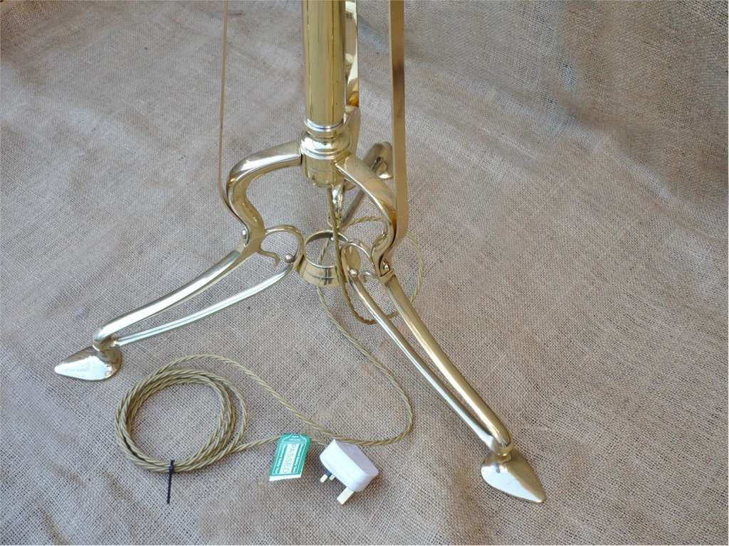  Arts and crafts adjustable standard lamp