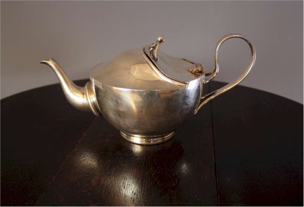 Silver Plated Campaign teapot.