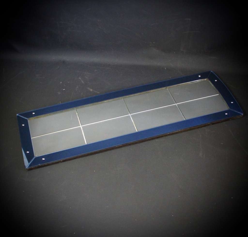  Art Deco Cobalt Blue framed wall mirror