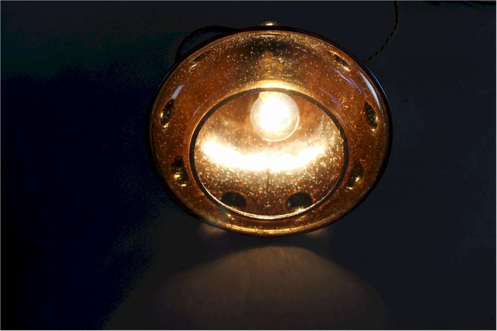 Copper light pendant by Nanny Still McKinney for RAAK