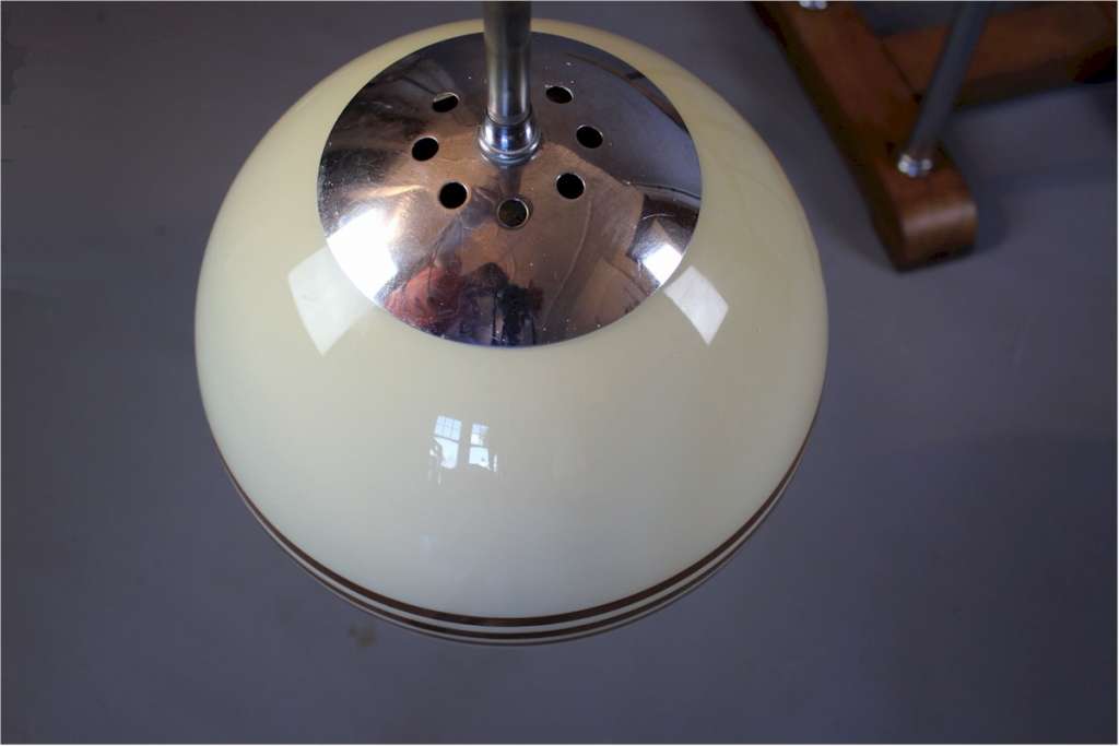 Art Deco globe ceiling light