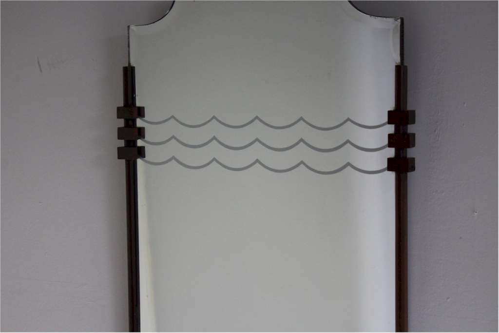 Art Deco wall mirror