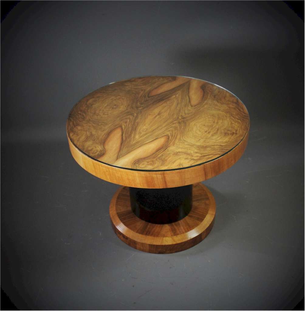 Art Deco Walnut Coffee Table c1930