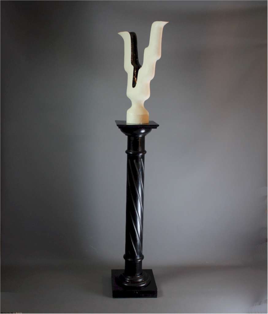 Victorian Ebonised Torchere