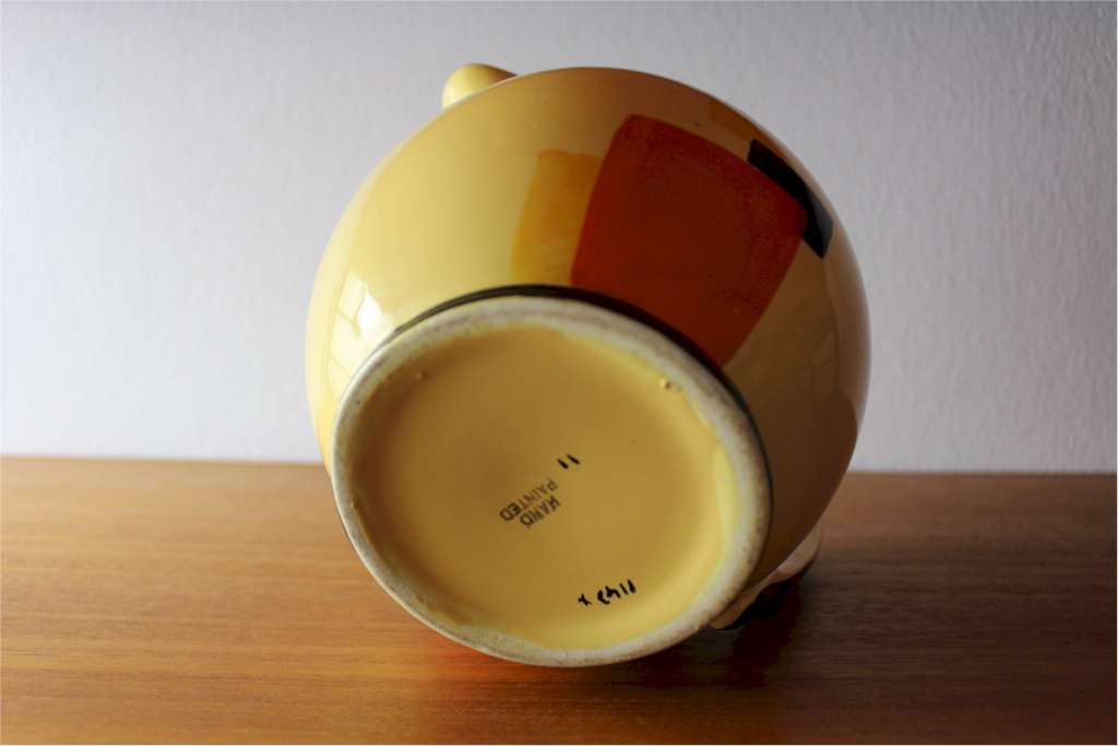 Art Deco Edna Best for Lawleys geometric hand painted jug