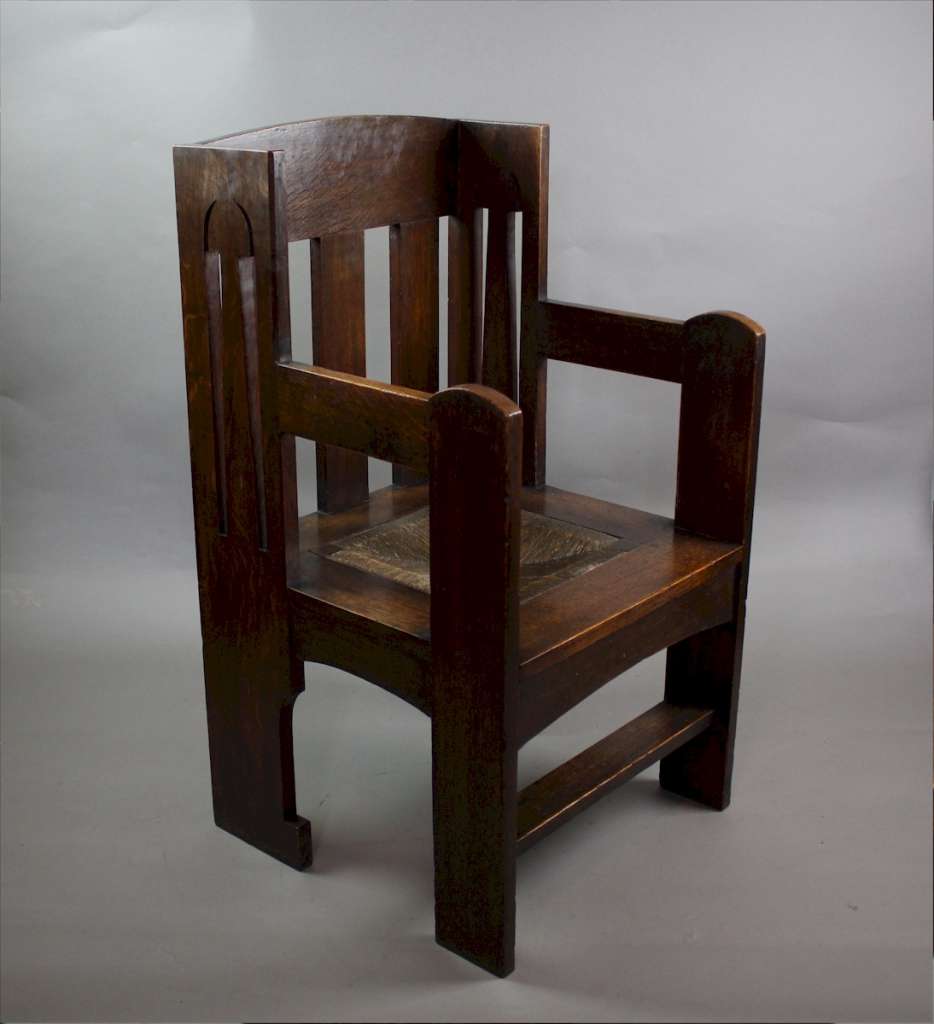 Arts and Crafts Ethelbert chair by Liberty & Co c1900