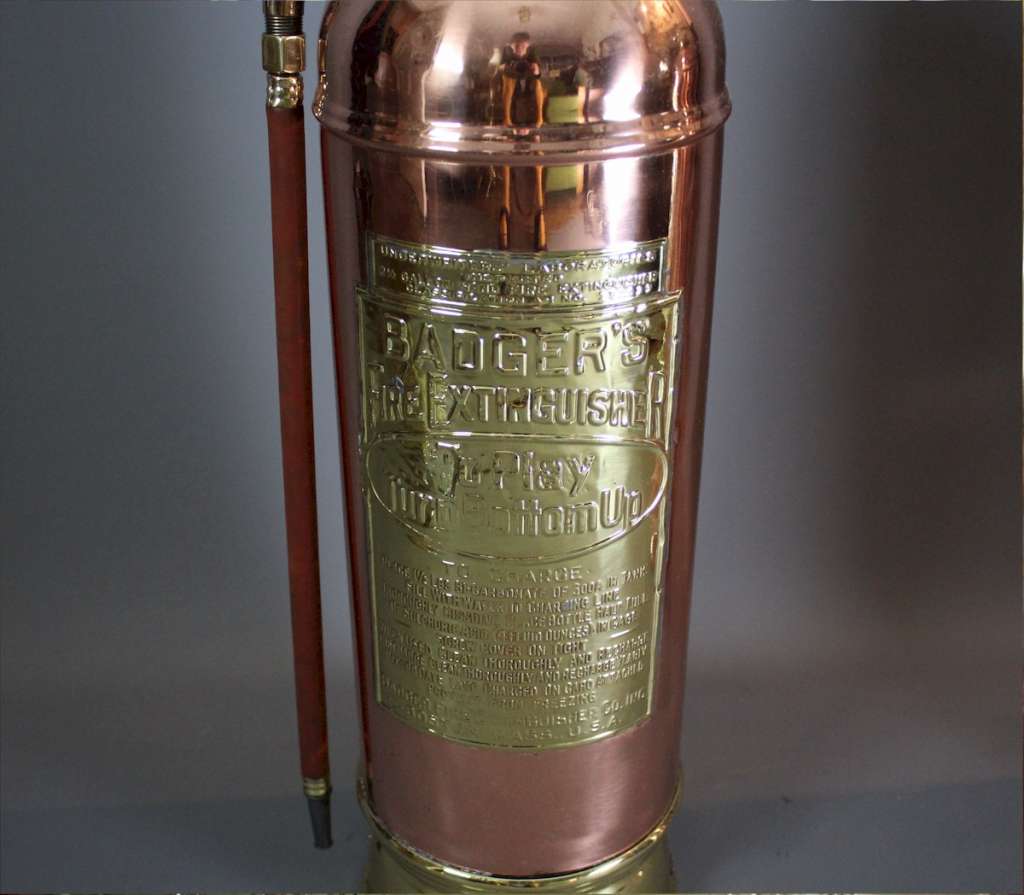 Brass , copper , Fire extinguisher, American