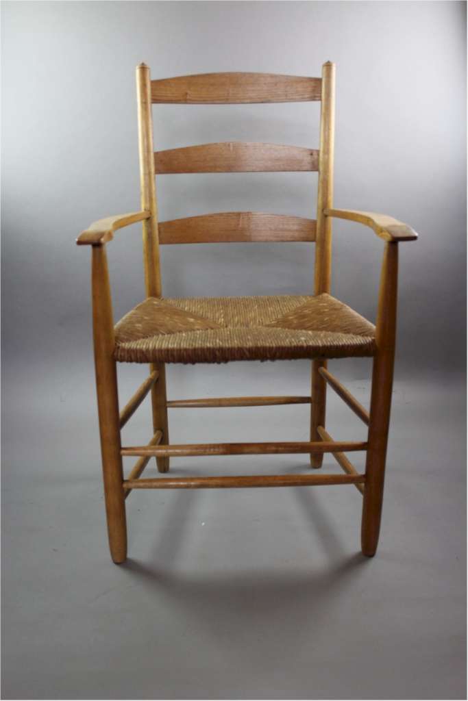 Ladderback chair in Ash made by Edward Gardiner