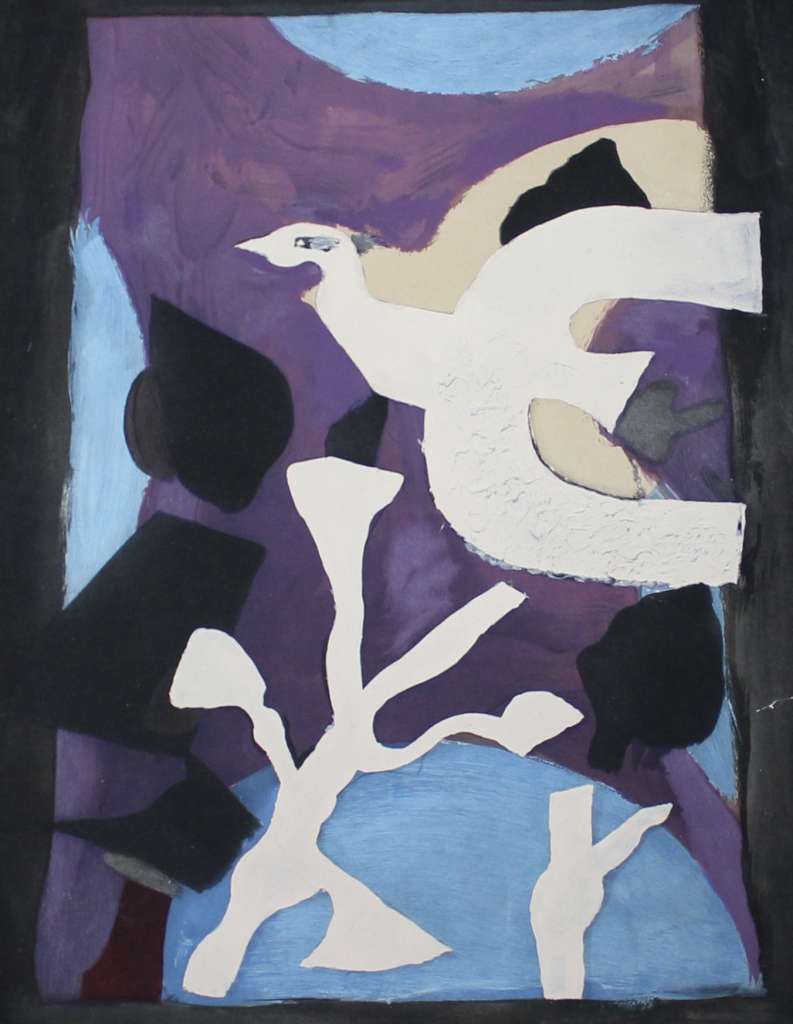 George Braque 1978 Vintage Lithograph Poster