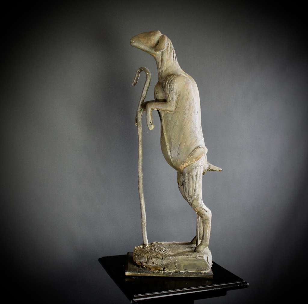 Geraldine Knight (1933-2008) Goat sculpture