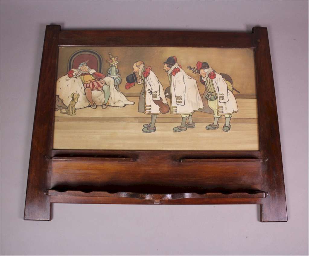 Liberty & Co Pipe rack with John Hassall Litho c1900