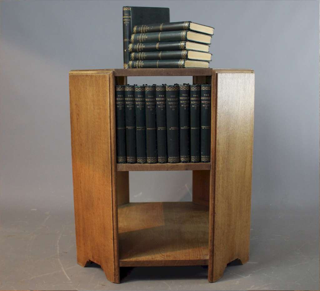 Heals 1930's oak book table.