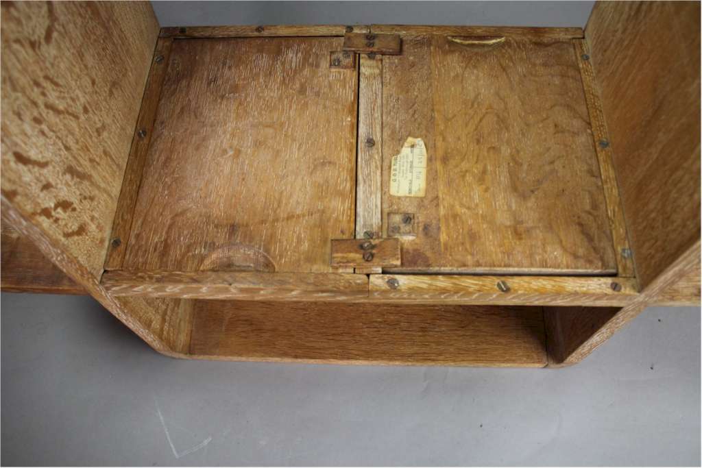 Heals limed oak side table c1930's