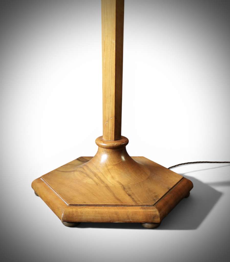 Heals standard Floor lamp in walnut