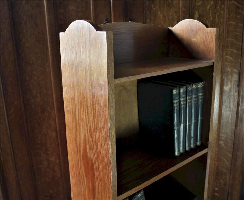 Arts and Crafts open bookcase by Heals