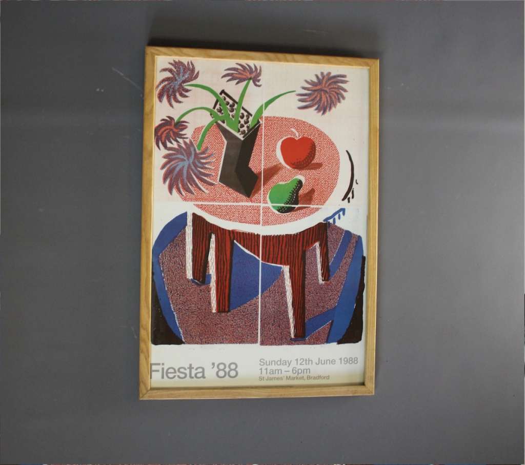 David HOCKNEY (1937) A Fiesta 88. Exhibition poster for Fiesta