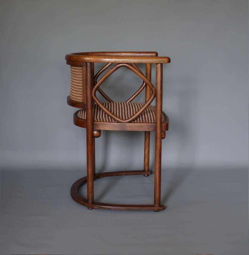 Josef Hoffmann Bentwood Fledermaus tub Chair