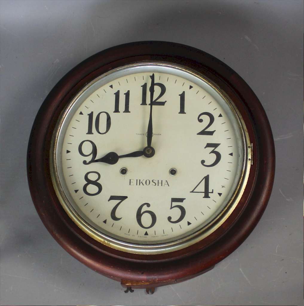 Three Japanese wall clocks by Seikosha 1920 Clocks Art Furniture