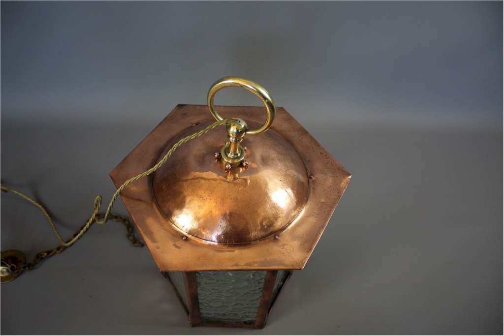 Large copper lantern